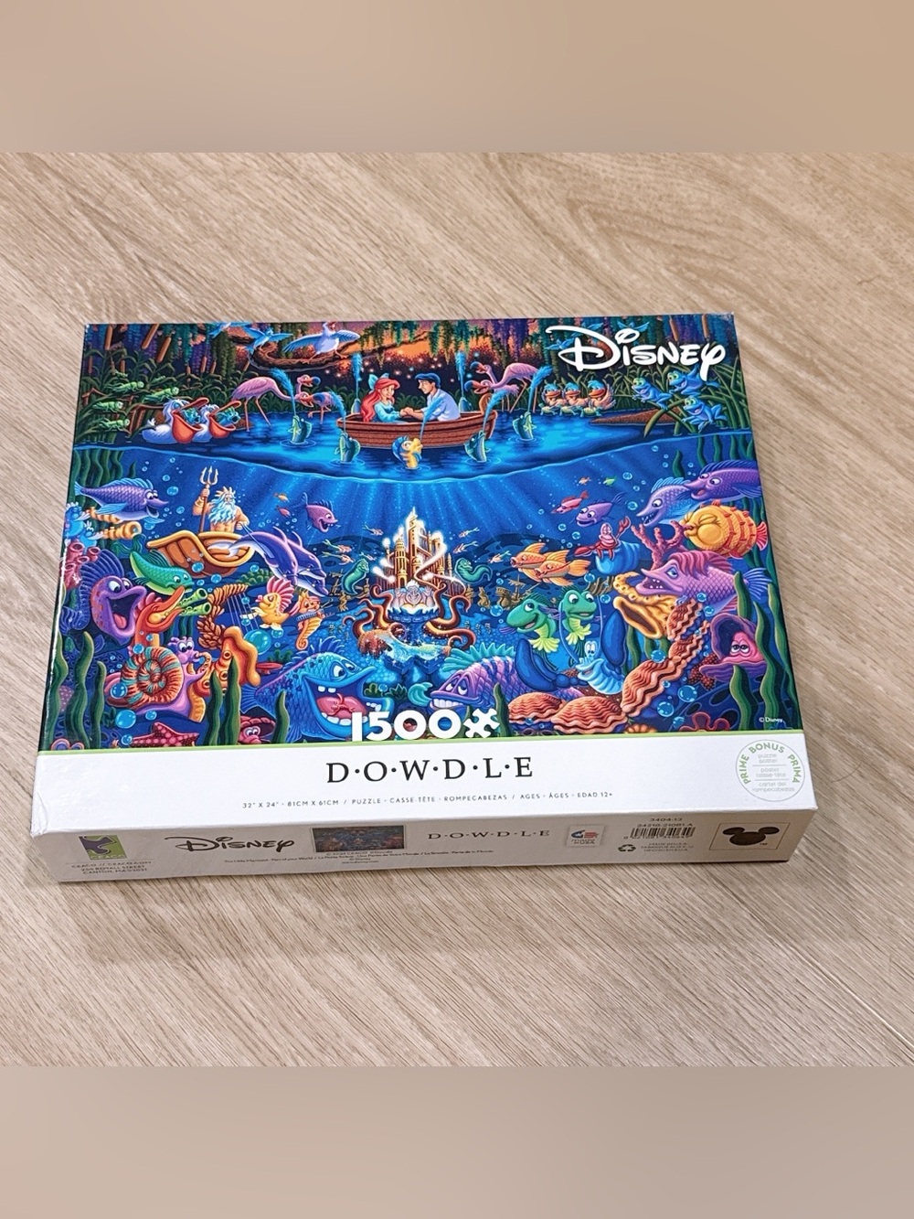 Disney Dowdle The Little Mermaid 1500 Piece Jigsaw Puzzle